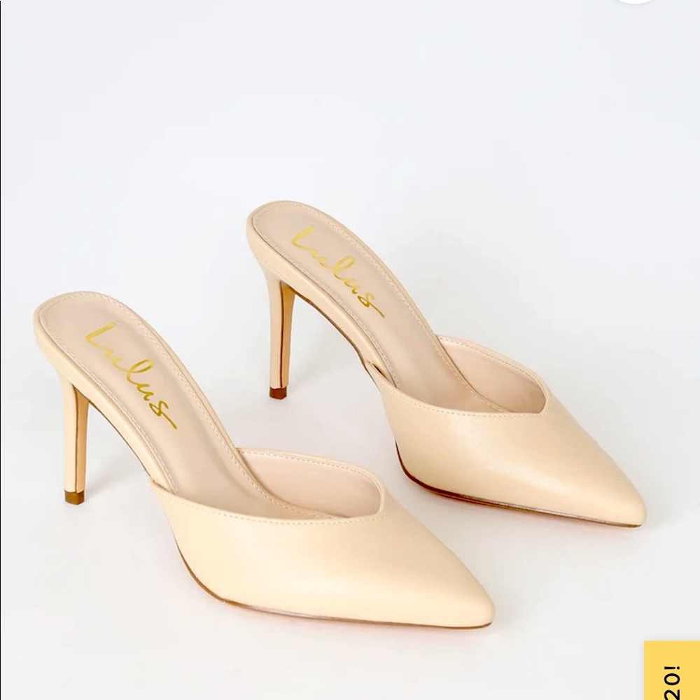 Lulus - tan pumps